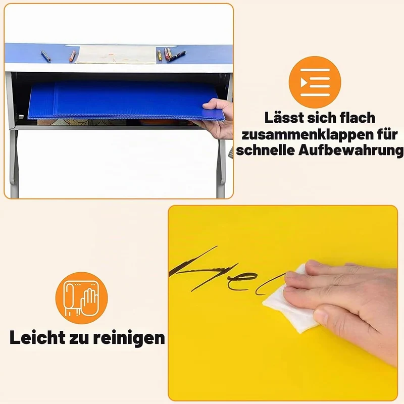 DAZZTIME 8 Stück Trennwand für Schreibtisch,Tragbarer Schreibtischteiler,Faltbare Schreibtisch-Trenn