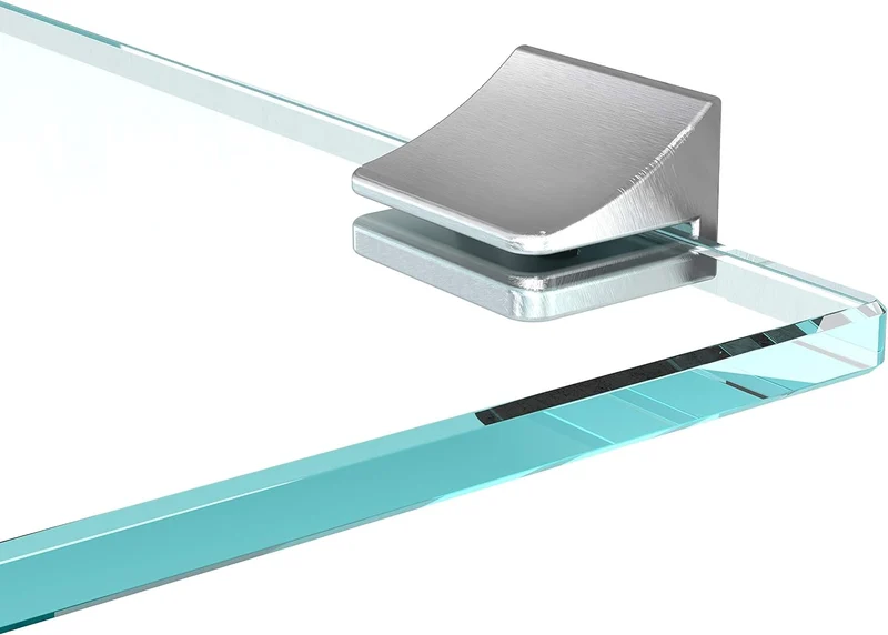 bijon Glasregal Glasablage Wandregal Glas Bad-Regal Glas Badezimmer Regal Badablage Ablageregal - 8m
