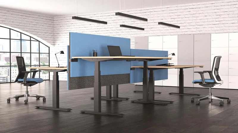 Elektrisch höhenverstellbarer Schreibtisch Active