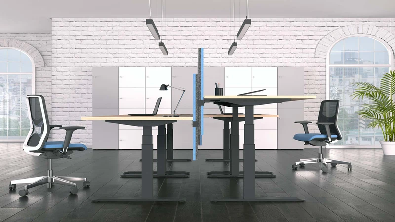Elektrisch höhenverstellbarer Schreibtisch Active