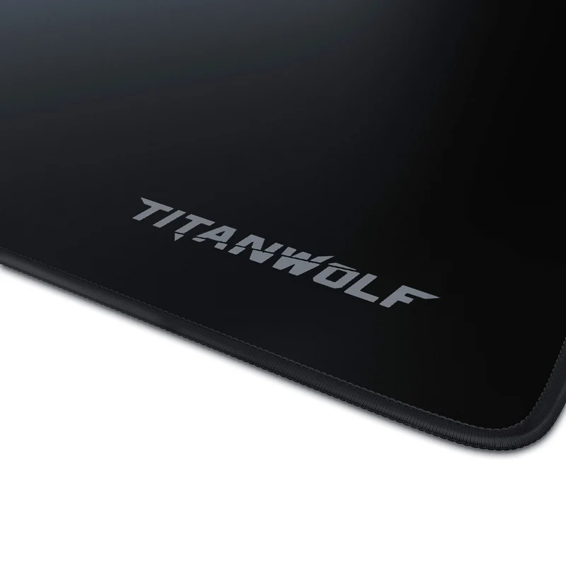 axisgo - Titanwolf- Übergröße Mauspad Gaming Titanwolf 1200x600mm XXXL Mousepad groß mit Motiv Tischunterlage Large Size - verbessert Präzision und Geschwindigkeit XXL z.B. für Logitech Maus und Tastatur