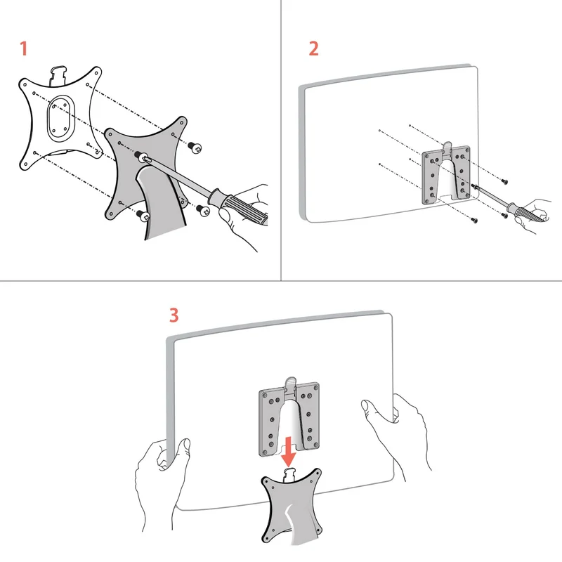 axisgo - Ergotron 60-589-060/Monitor Quick Release Bracket.