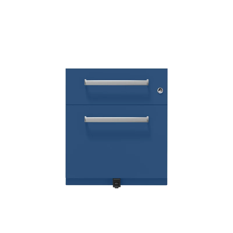 Rollcontainer Note™ | 2 Schubladen , Tiefe 775 mm, Designgriff