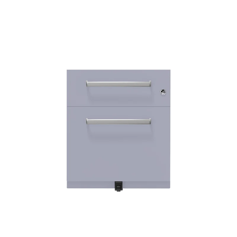 Rollcontainer Note™ | 2 Schubladen , Tiefe 775 mm, Designgriff
