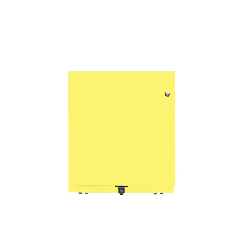 Rollcontainer Note™ | 2 Schubladen , Tiefe 565 mm, Griffleiste