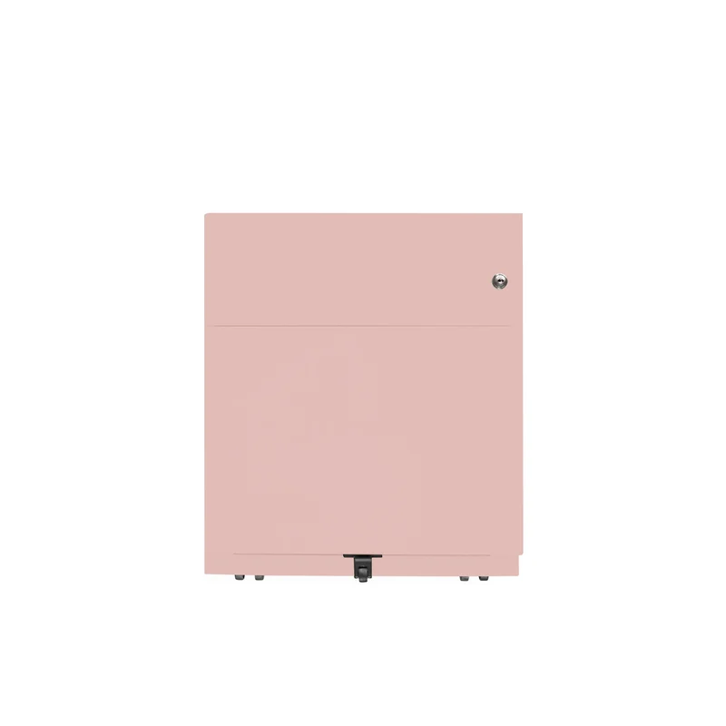 Rollcontainer Note™ | 2 Schubladen , Tiefe 565 mm, Griffleiste