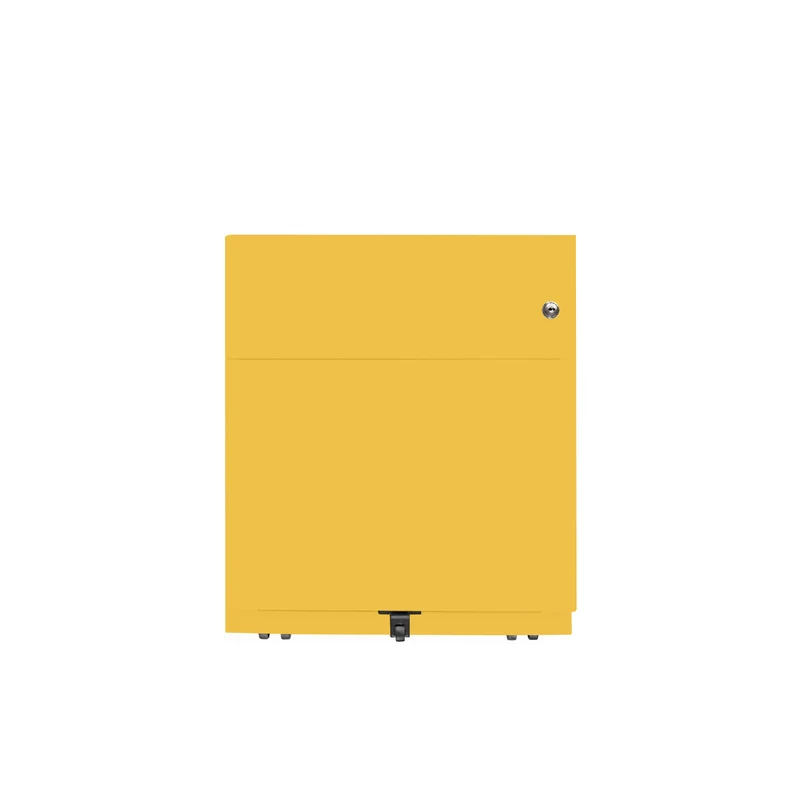Rollcontainer Note™ | 2 Schubladen , Tiefe 565 mm, Griffleiste