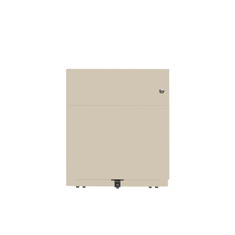 Rollcontainer Note™ | 2 Schubladen , Tiefe 565 mm, Griffleiste