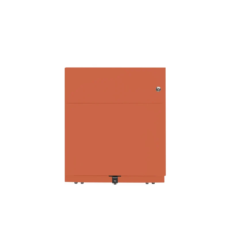 Rollcontainer Note™ | 2 Schubladen , Tiefe 565 mm, Griffleiste
