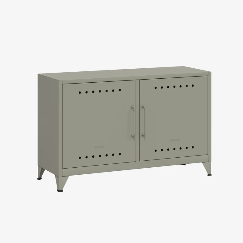 Fern Sideboard | inkl. 1 festen Fachboden, Kabeldurchlass und Klett-Halter