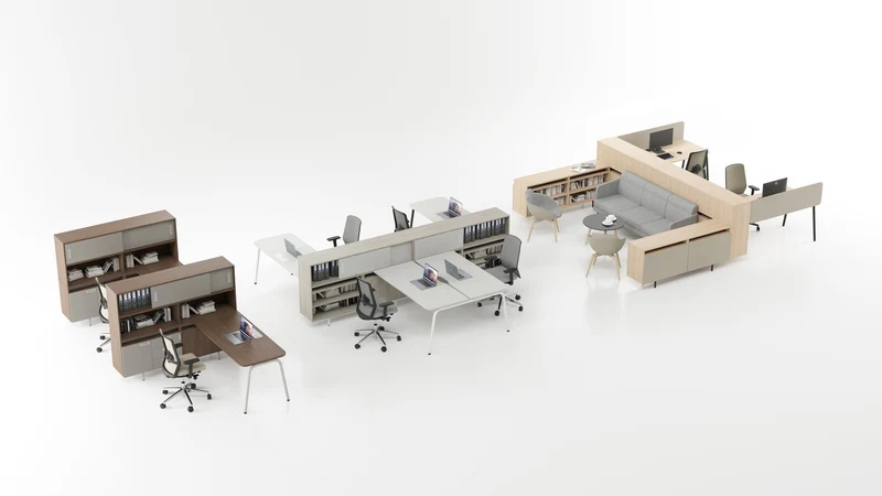 Schreibtisch Round Workstation