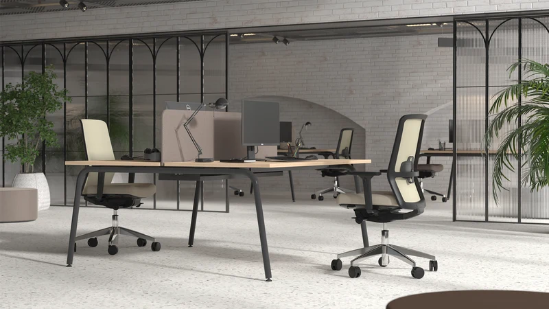Schreibtisch Round Workbench