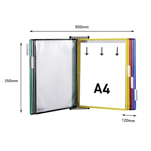 axisgo - Tarifold Wandelement DE 414109 A4 sortiert Inh.10 Tafeln