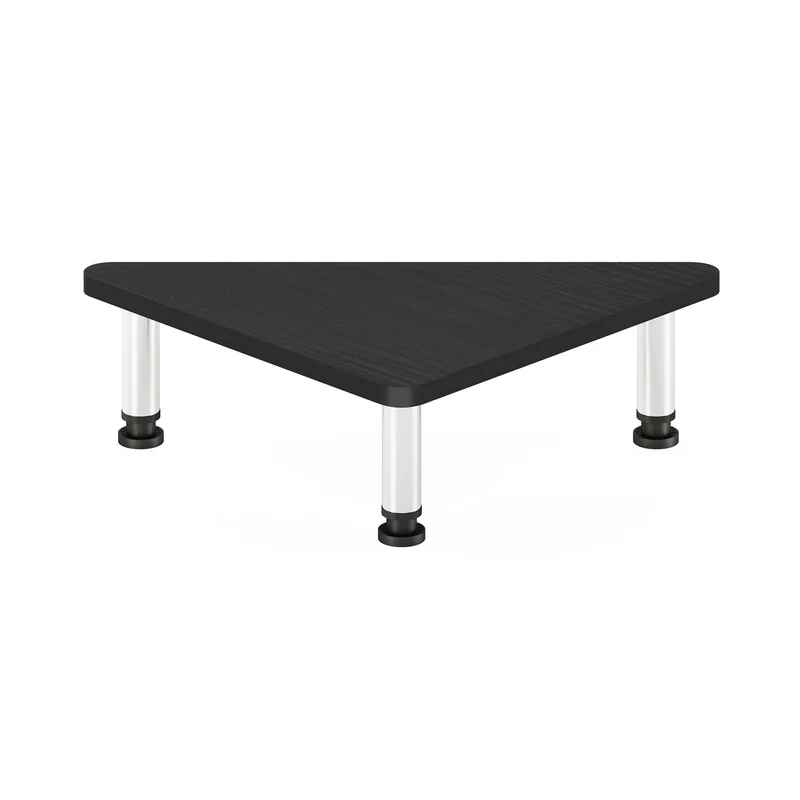axisgo - Furinno Turn-n-Tube Eckmonitor Riser Ständer, Americano, Edelstahlrohre, 49.8 (Breite) x 11.7 (Höhe) x 26.9 (Tiefe) cm