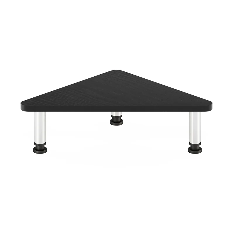axisgo - Furinno Turn-n-Tube Eckmonitor Riser Ständer, Americano, Edelstahlrohre, 49.8 (Breite) x 11.7 (Höhe) x 26.9 (Tiefe) cm