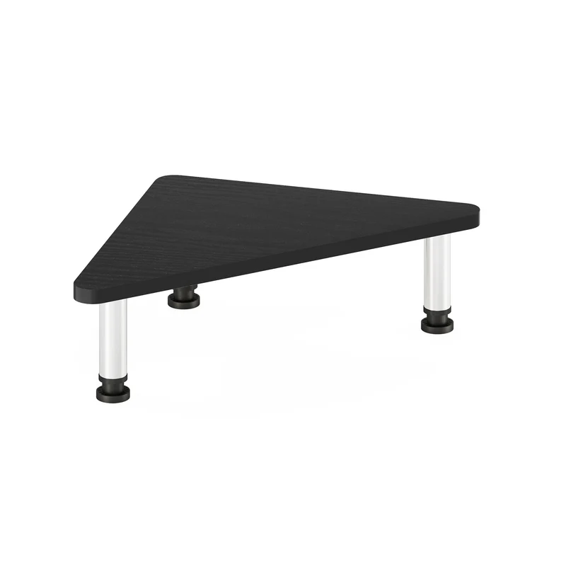 axisgo - Furinno Turn-n-Tube Eckmonitor Riser Ständer, Americano, Edelstahlrohre, 49.8 (Breite) x 11.7 (Höhe) x 26.9 (Tiefe) cm