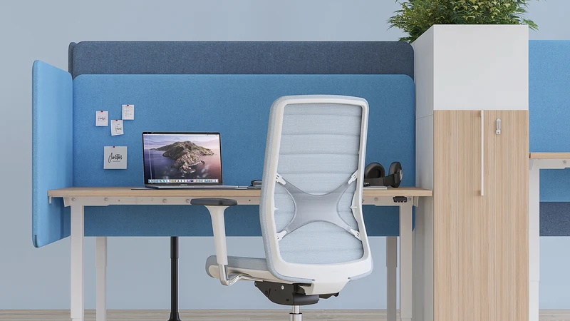 Akustische Tischtrennwand Desk 760