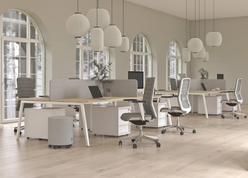 Tischtrennwand Nova fabric