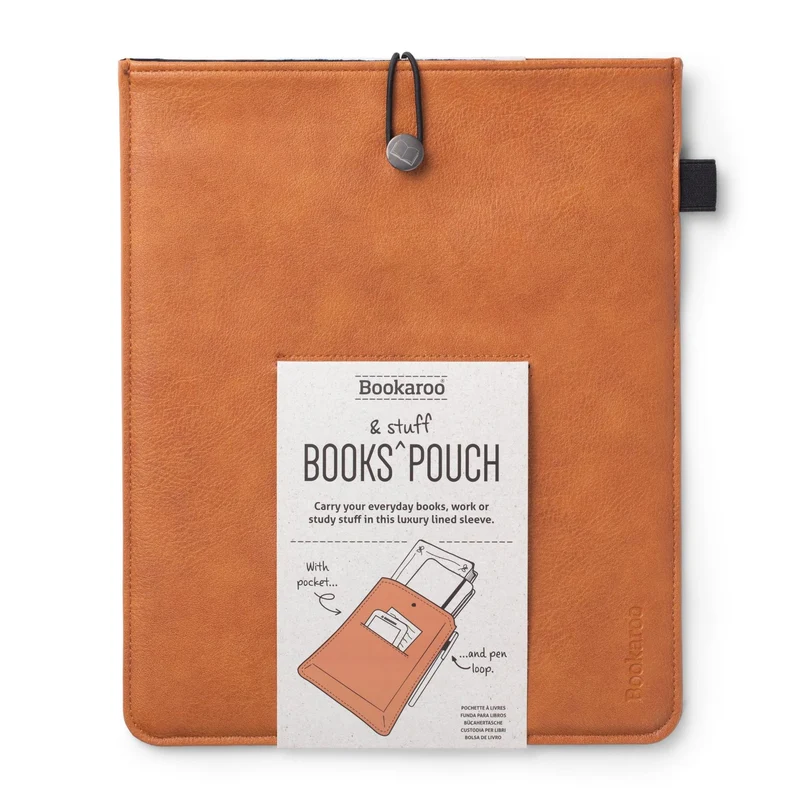 axisgo - Bookaroo Books & Stuff Pouch Brown