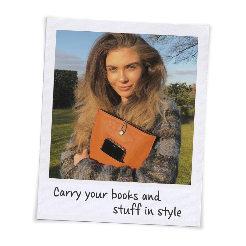 axisgo - Bookaroo Books & Stuff Pouch Brown
