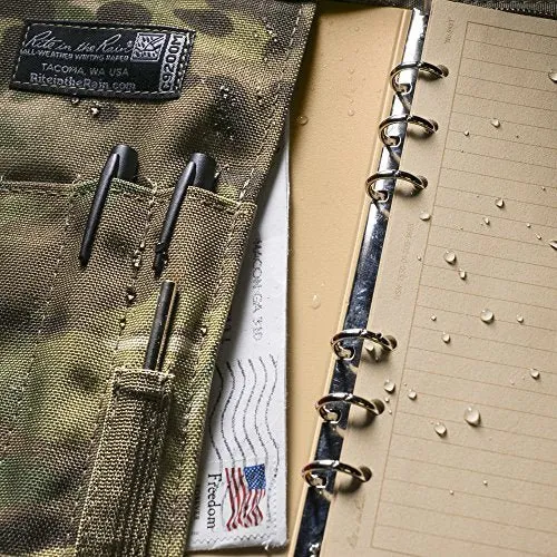 axisgo - Ringblock-Hülle Rite in the Rain Allwetter aus Cordura®, 1,27 cm Ringbinder-Hülle, ca. 17 cm x 22,5 cm, hellbraun -Nr. C9200 7" x 9" multicam