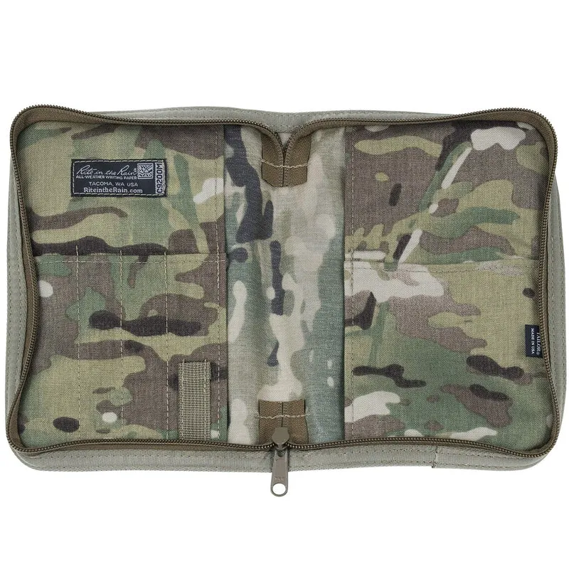 axisgo - Ringblock-Hülle Rite in the Rain Allwetter aus Cordura®, 1,27 cm Ringbinder-Hülle, ca. 17 cm x 22,5 cm, hellbraun -Nr. C9200 7" x 9" multicam