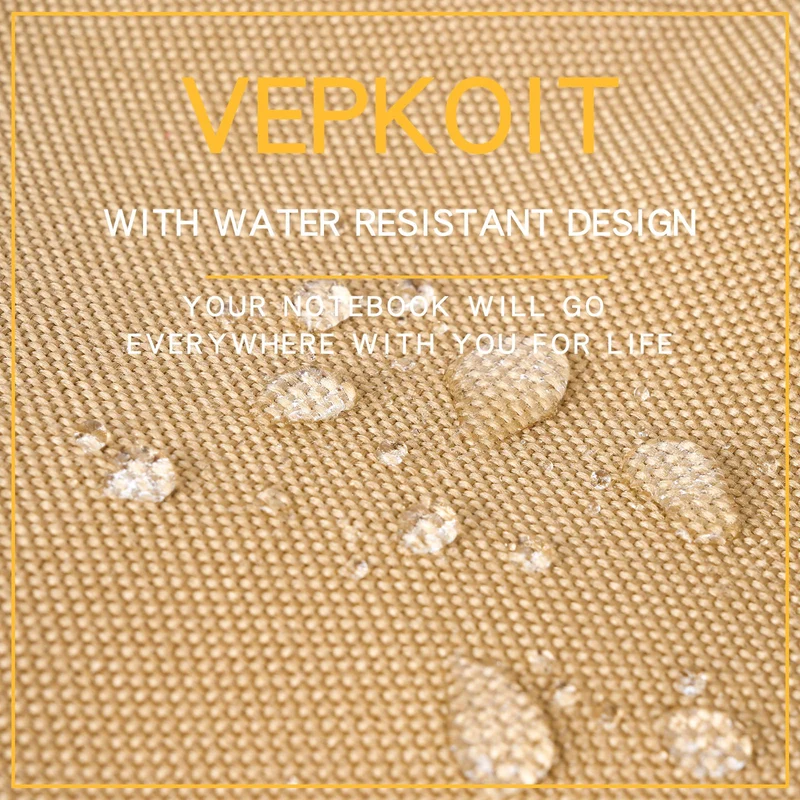 axisgo - VEPKOIT Taktische Notizbuchhülle mit Reißverschluss für Ordner, OCP Binder Planer Tactical Portfolio Organizer und A5 Notebook Binder Cover, 7" x 9" wetterfeste Notebook-Abdeckung - Coyote