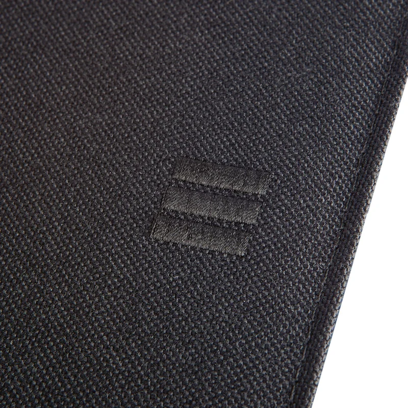 axisgo - Finocam - A4 Dokumentenmappe SERIE 00- Schwarz | Dokumentenmappe aus Polyester | Dokumentenmappe mit Reißverschluss - Stifthalter und Innentasche für Tablet | Mit Notizblock