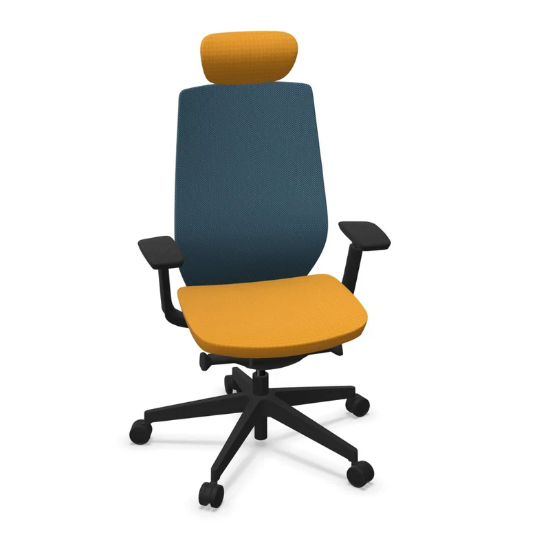 Profim Accis Pro 151 SFL Drehstuhl mit 3D-Netzrückenlehne, 3D-Sitz und Nackenstütze