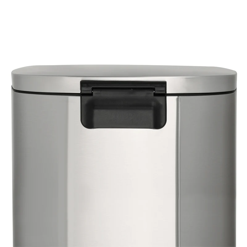 B-WareTQ50 Mülleimer 50 Liter Silber