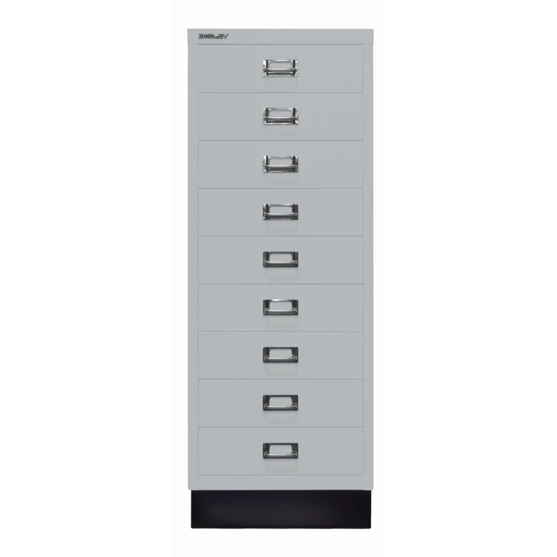 Bisley MultiDrawer™ | Inkl. Sockel, DIN A3, 9 Schubladen