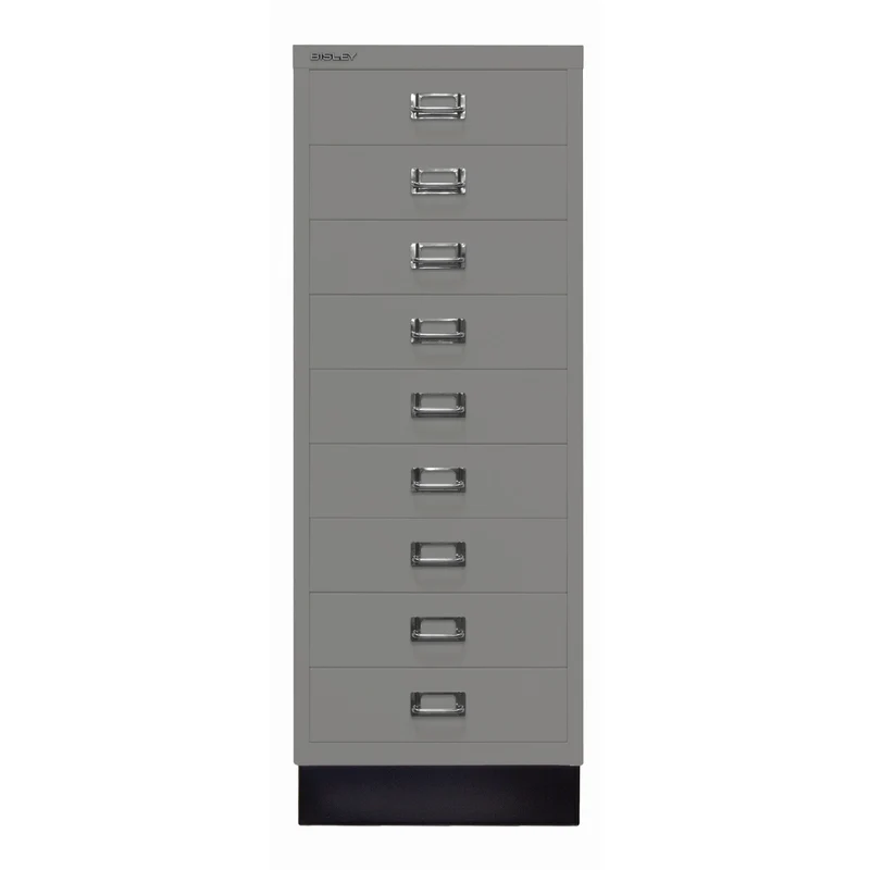 Bisley MultiDrawer™ | Inkl. Sockel, DIN A3, 9 Schubladen