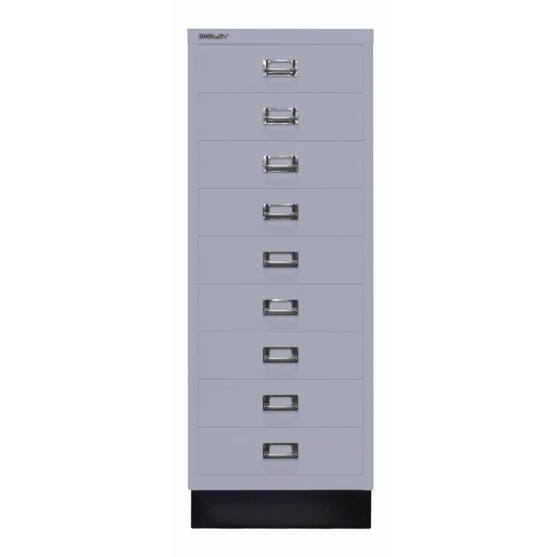 Bisley MultiDrawer™ | Inkl. Sockel, DIN A3, 9 Schubladen
