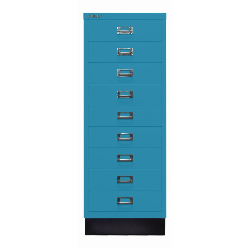 Bisley MultiDrawer™ | Inkl. Sockel, DIN A3, 9 Schubladen