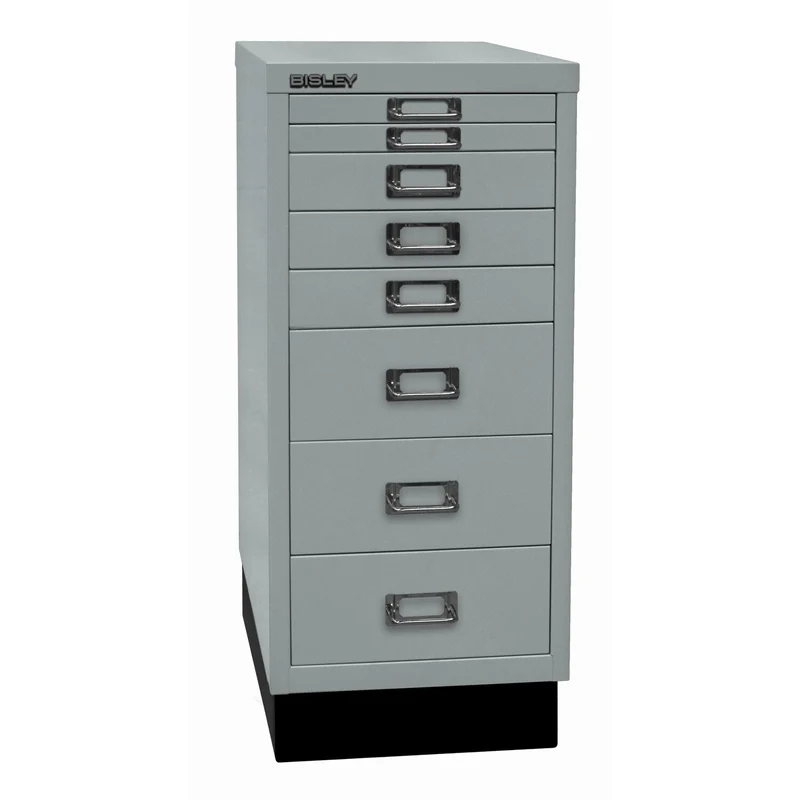 Bisley MultiDrawer™ | Inkl. Sockel, DIN A4, 8 Schubladen