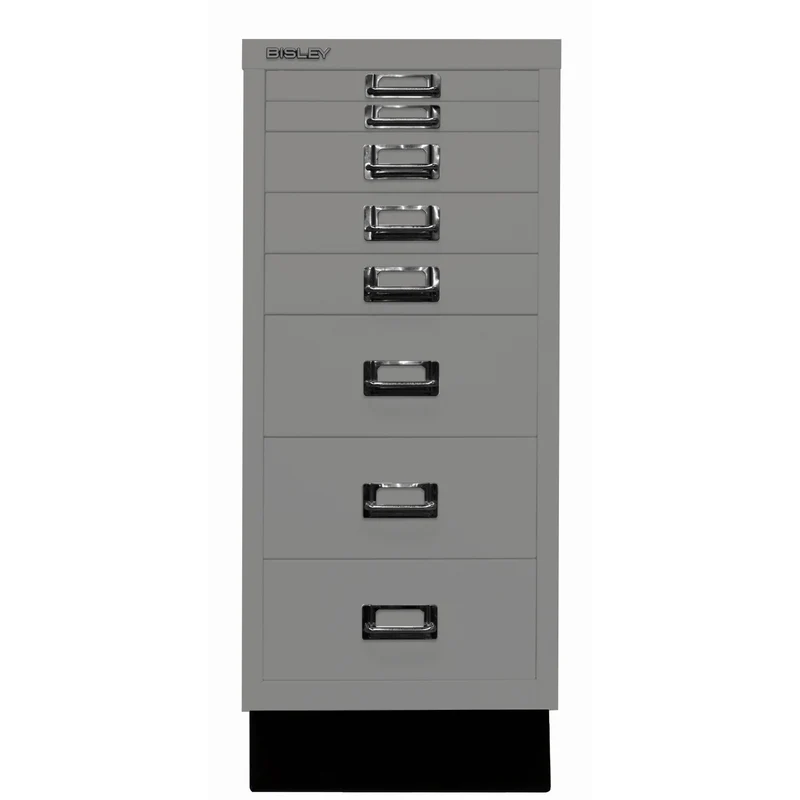Bisley MultiDrawer™ | Inkl. Sockel, DIN A4, 8 Schubladen