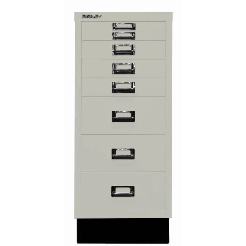 Bisley MultiDrawer™ | Inkl. Sockel, DIN A4, 8 Schubladen