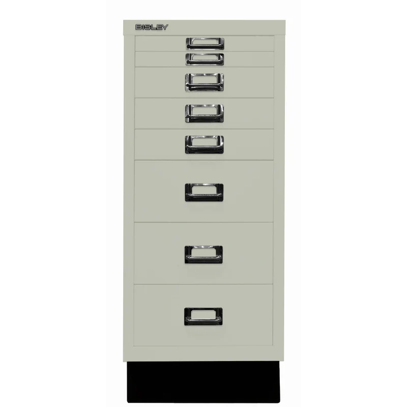Bisley MultiDrawer™ | Inkl. Sockel, DIN A4, 8 Schubladen