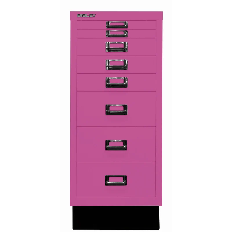Bisley MultiDrawer™ | Inkl. Sockel, DIN A4, 8 Schubladen