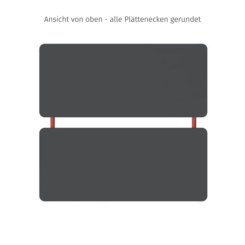Sedus se:lab bench Besprechungstisch mit zweiteiliger Tischplatte