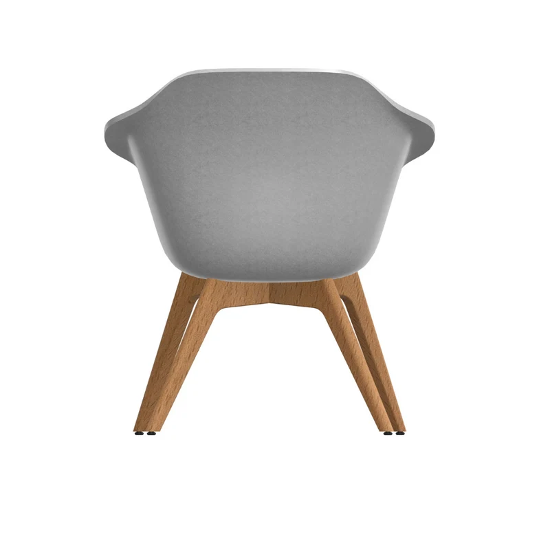 Sedus se:lounge light Vierfußstuhl mit Holzgestell in zwei Höhen