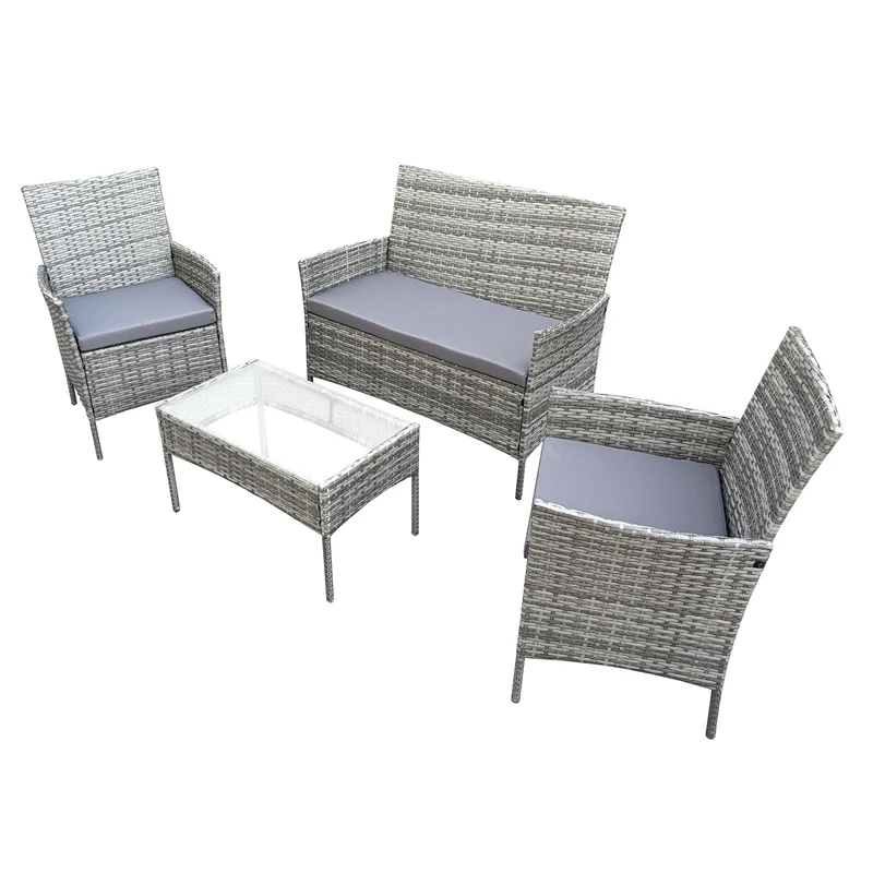 B-Ware BROOKLYN Sitzgruppe Grau