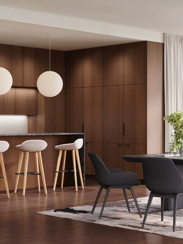 Hocker Lupino (Holzgestell)