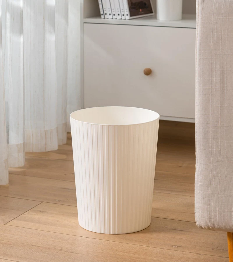 axisgo - Cetomo 7.2L*3 Mülleimer, Abfalleimer, Müllbehälter, Papierkorb, Abfallbehälter, Plastikmülleimer für Papierabfall, Büro, Schlafzimmer, Kunststoff (PP), Weiß, 7.2L - 3er Pack