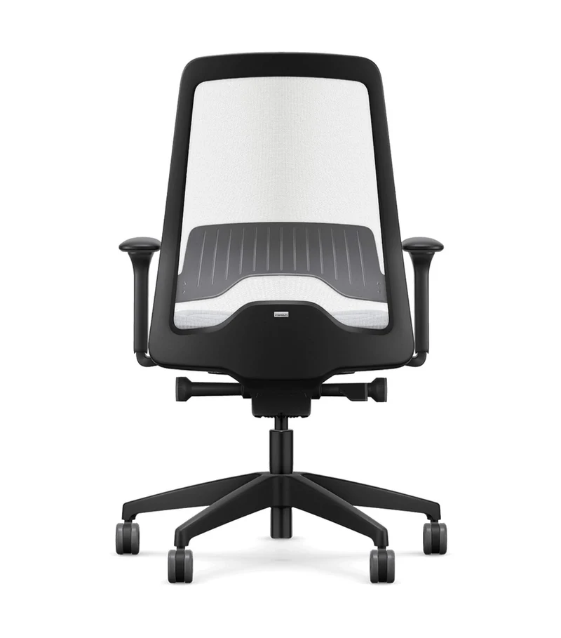 Interstuhl Every Select EV 266 Bürostuhl Grauweiss – verstellbare Flextech-Synchronmechanik