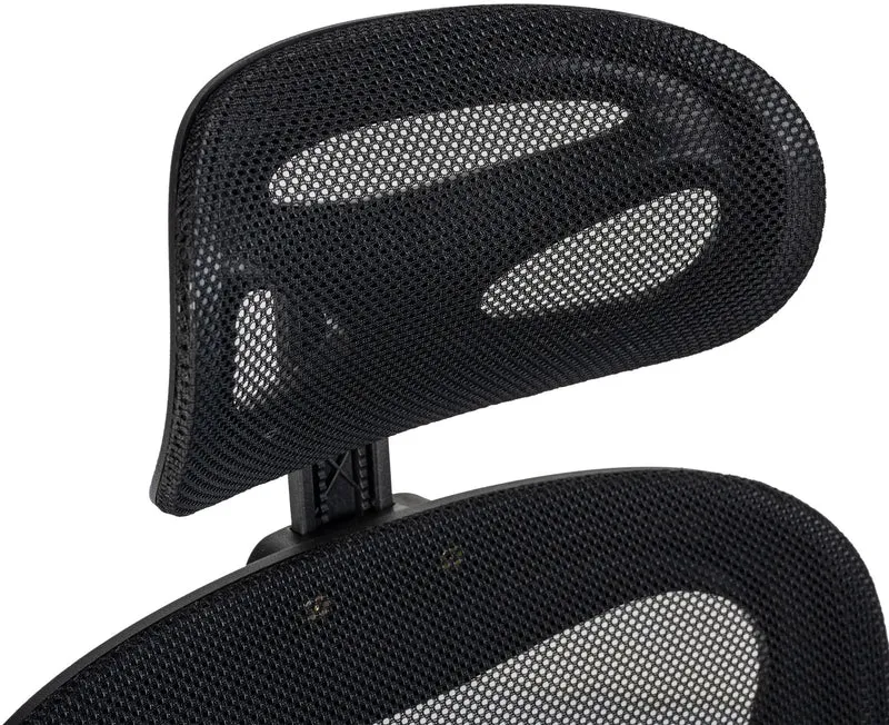 ROSE ergonomischer und vielfach einstellbarer Chefsessel, Mesh-Stoff, schwitzfrei.
