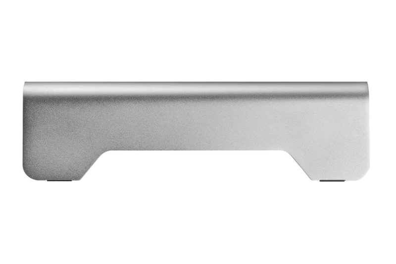 axisgo - DIGITUS Designer Monitor-Erhöhung aus Aluminium - Bildschirm-Ständer - Traglast 10 kg - Nicht Rutschend - Silber