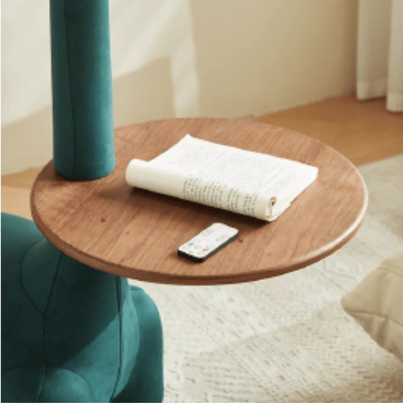 The Dino Accent Table & Floor Lamp with Rotating Tray