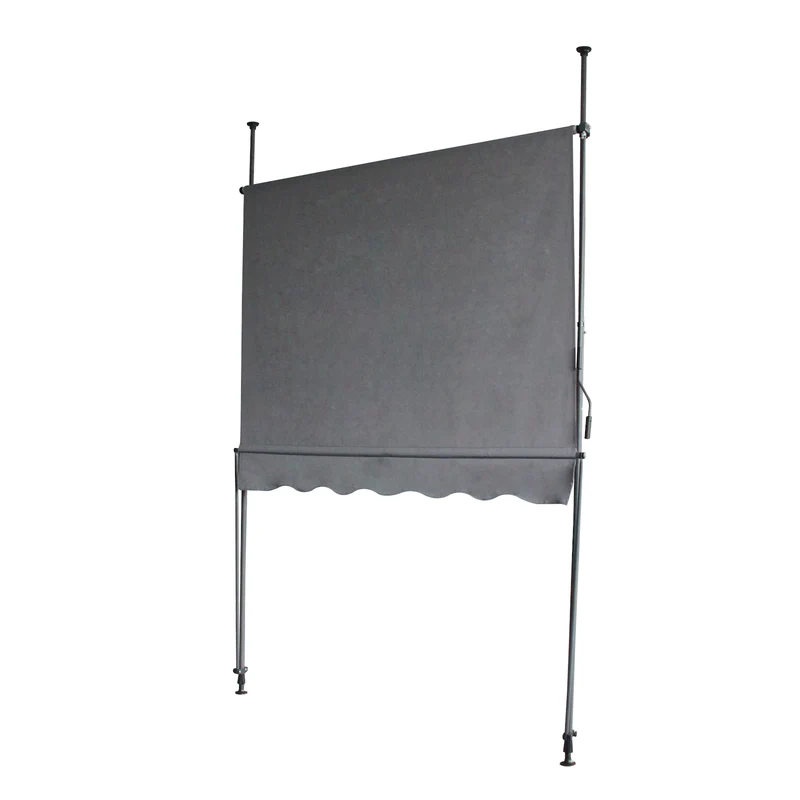 B-Ware Klemmmarkise 120x300 Dunkelgrau