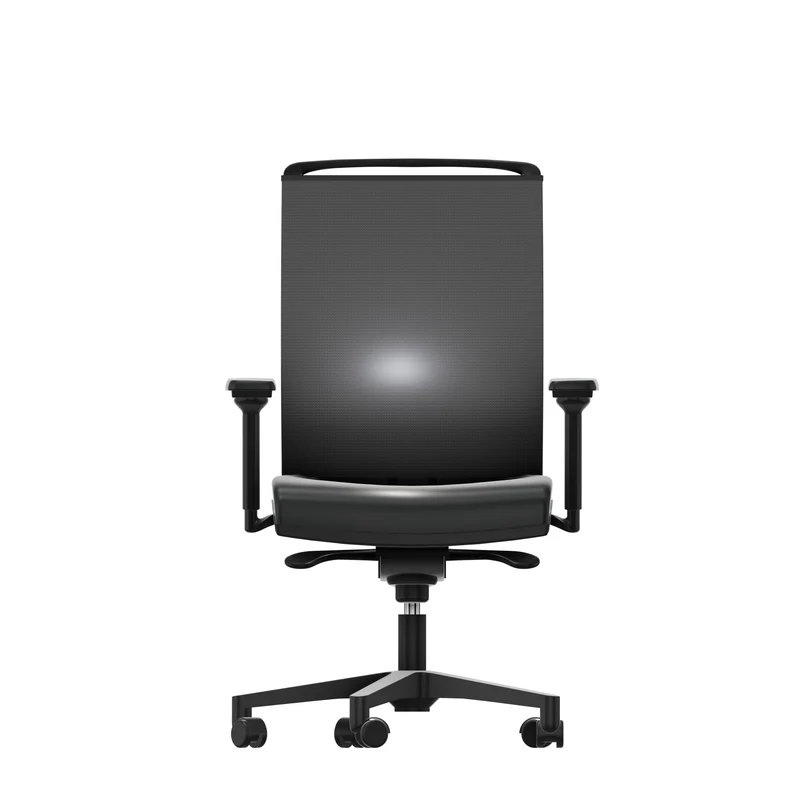 Bürodrehstuhl ZED | Netzrücken, Schwarz